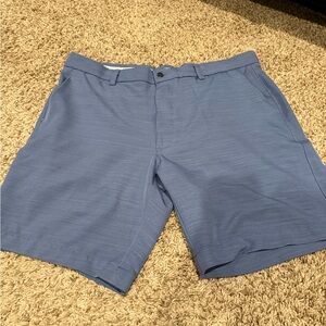 Callaway Men's Slate Blue Flat Front Shorts